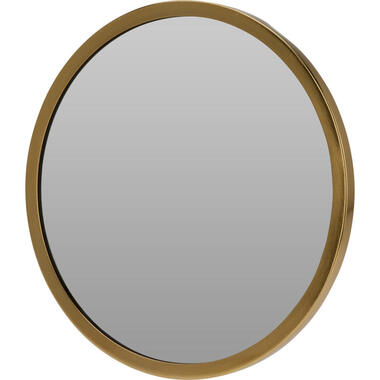 Home & Styling spiegel - rond - goud - 15 x 25 cm