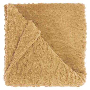 Unique Living - Plaid Pleun Latte -150x200cm