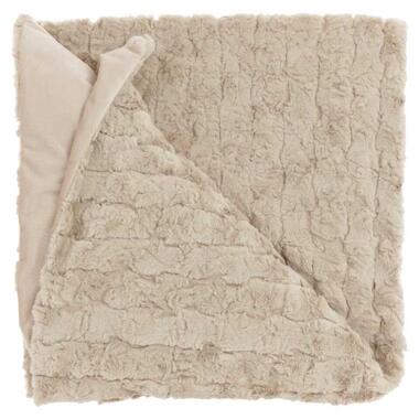 Unique Living - Plaid Veerle Sand -150x200cm