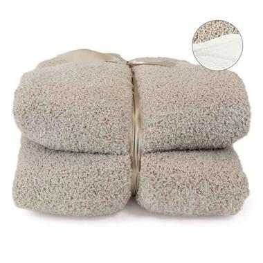 Unique Living - Plaid Douwe Chateau Grey -150x200cm