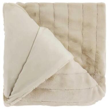 Unique Living - Plaid Norah Dove White -150x200cm