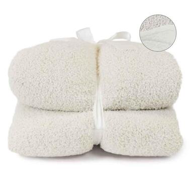 Unique Living - Plaid Douwe Dove White -150x200cm