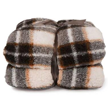 Unique Living - Plaid Tris Sandstone -150x200cm