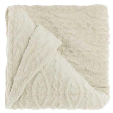 Unique Living - Plaid Pleun Dove White -150x200cm