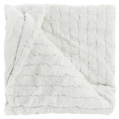 Unique Living - Plaid Veerle Dove White -150x200cm