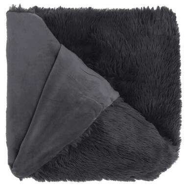 Unique Living - Plaid Mats Dark Grey -130x180cm