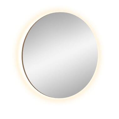 Hioshop Drive spiegel inclusief verlichting eiken decor