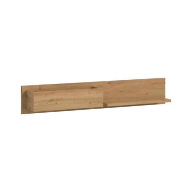 Hioshop Drive wandkast wandplank 1 plank eiken decor