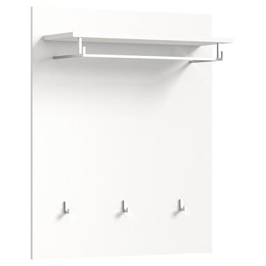 Hioshop Solero kapstok 3 haken wit hoogglans- wit