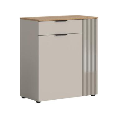 Hioshop Slide kommode 2 deuren- 1 lade kasjmier decor