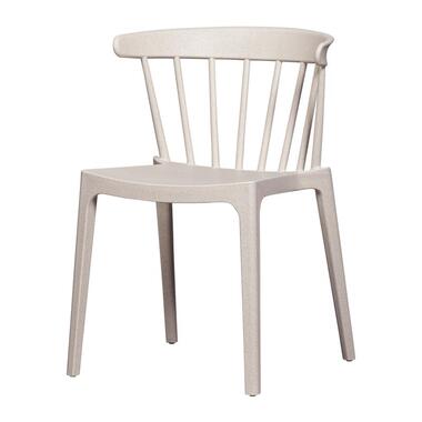 Bliss Tuinstoel Met Spijlen Off White Melange - Set Van 2