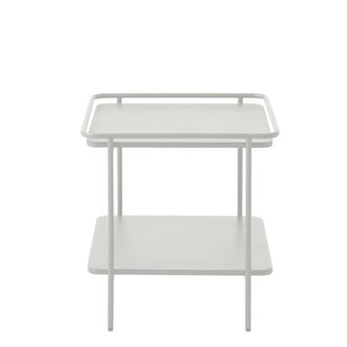 Nordic Home Millie bijzettafel 45x45 cm wit