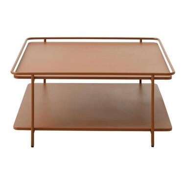 Nordic Home - Millie salontafel 75x75 cm - terracotta