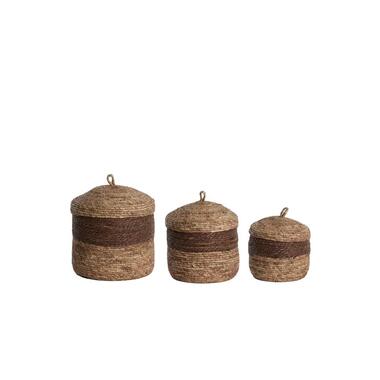 Mand Kenmare - Naturel - Ø34cm - Set van 3