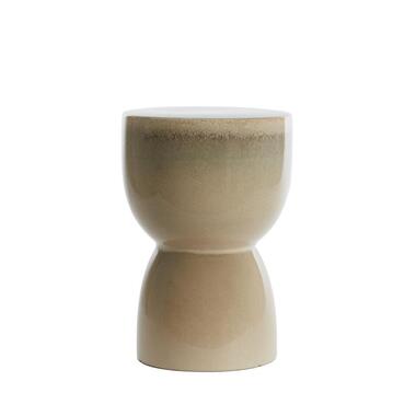 Bijzettafel Finca - Wit - 28.5x28.5x42cm