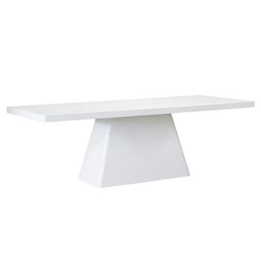 Tuintafel Rechthoek 300cm - Wit Eco Composiet - Avia
