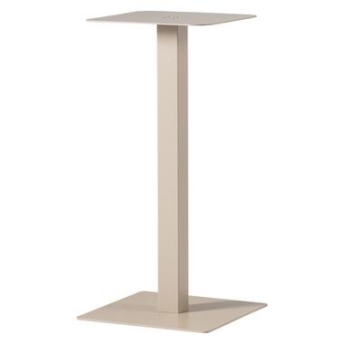 WOOOD Bistro Vierkante Bartafel Poot - Metaal - Dakagrau - 105x50x50