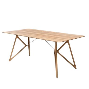 Gazzda Tink Table Houten Eettafel 200 x 90 cm - Naturel