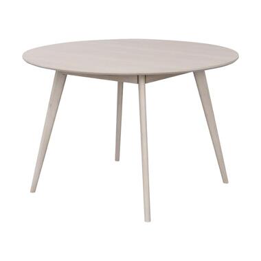 Rowico Home Yumi Ronde Houten Eettafel Ø 115 - Whitewash