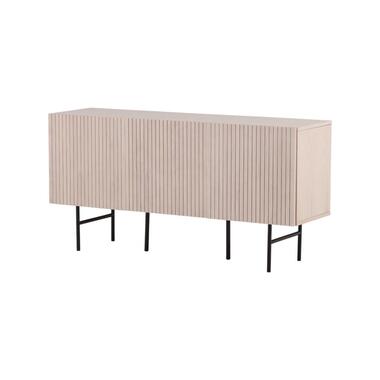 Nest living Ingmar Dressoir Whitewash - Hout - Metalen Poten - B 150 cm