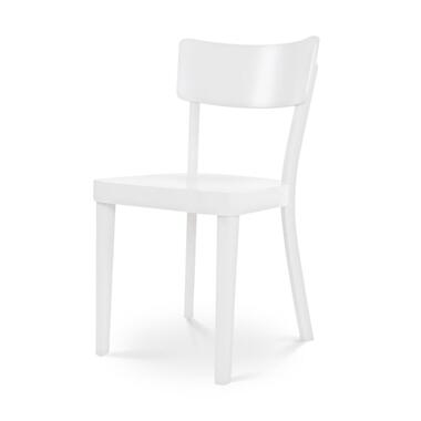 Fameg Fergus Houten Eetkamerstoel Wit