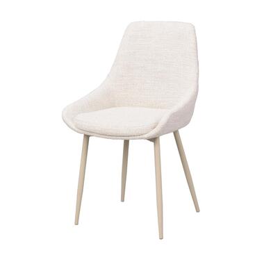 Rowico Home Sierra Eetkamerstoel Licht Beige - Beige Poten
