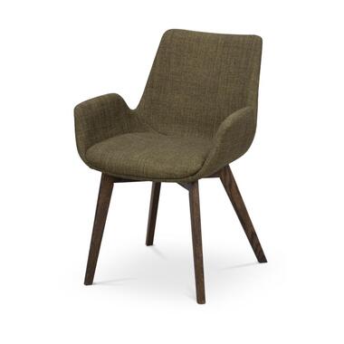 Rowico Home Drimsdale Eetkamerstoel Groen - Met Armleuning