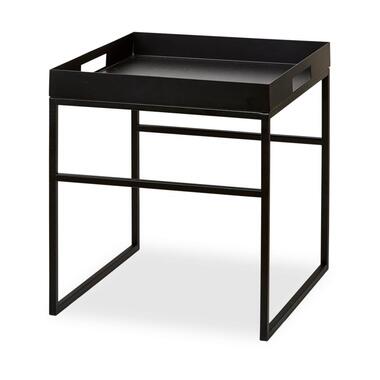 Villa Collection Svir Metalen Bijzettafel - Zwart