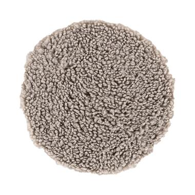 Nest living Malia Rond Vachtje Teddystof Lichtgrijs
