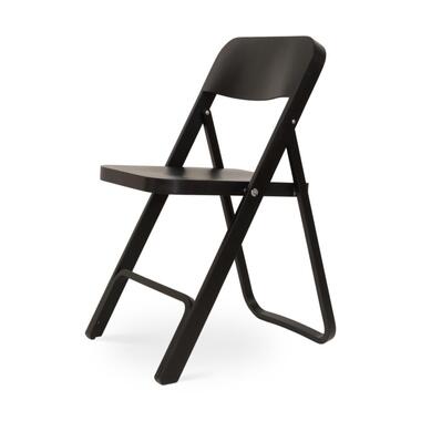 Fameg Flip Houten Klapstoel Zwart