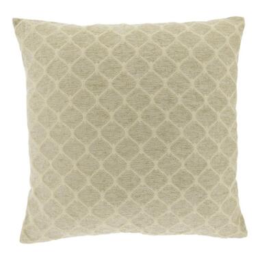 Unique Living - Sierkussen Miley Dove White -45x45cm