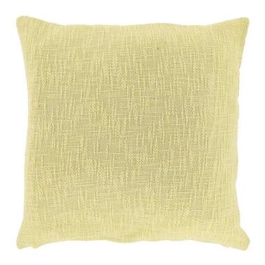 Unique Living - Sierkussen Vieve Lemon Yellow -50x50cm