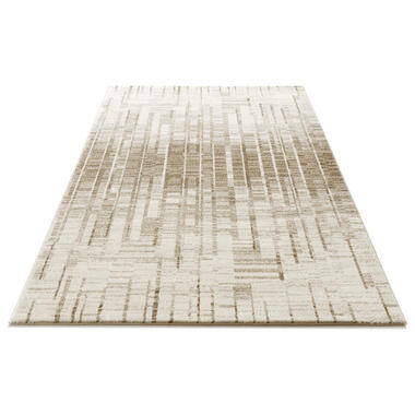 Dutch Lifestyle vloerkleed Matrix 2 beige/bruin - 160x230cm