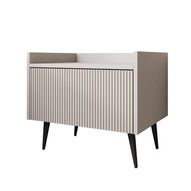 Meubella - Asty - Nachtkastje - Beige