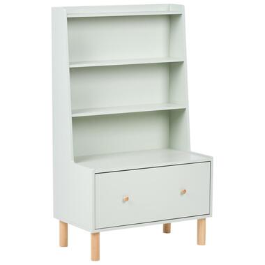 QUILPIE - Boekenkast 3-laags - Lichtgroen - MDF