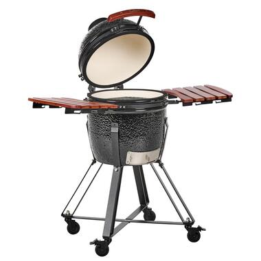 KAMADO - Houtskoolgrill - Zwart - Keramiek