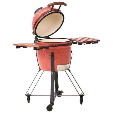 KAMADO - Houtskoolgrill - Rood - Keramiek