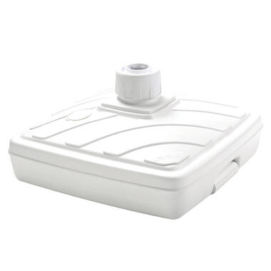 EDA Parasolvoet - vierkant - wit - 57 x 57 cm - 40 liter