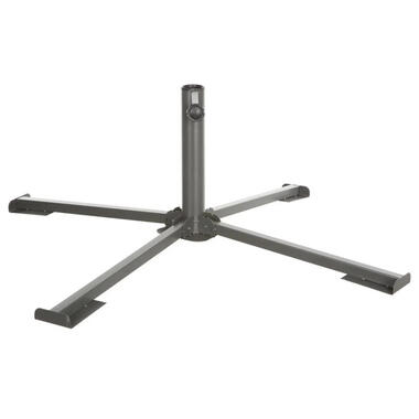 Hespiride parasolvoet/kruisvoet - metaal - 102 x 33 cm - 38/48 mm