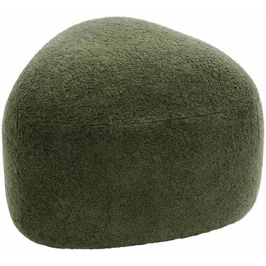 CLP Hocker Alfrisa Stof - donkergroen