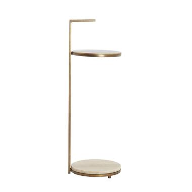 Bijzettafel Leda - Bruin - Ø26x76cm