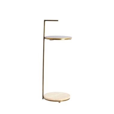 Bijzettafel Leda - Zand - Ø26x76cm