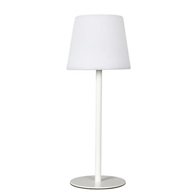 Home deco factory LED tafellamp - Wit - Kunststof - 40 cm