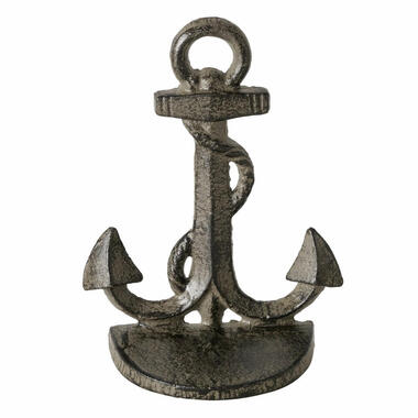 Boltze Deurstopper Anker - 1 kg - grijs - H18 cm