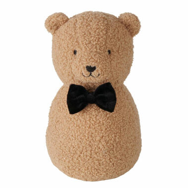 Boltze Deurstopper Beertje - 1 kg - bruin - H22 cm