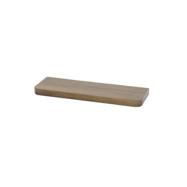 Hoyz Collection Wandplank Carve 60cm Massief Acacia Bruin