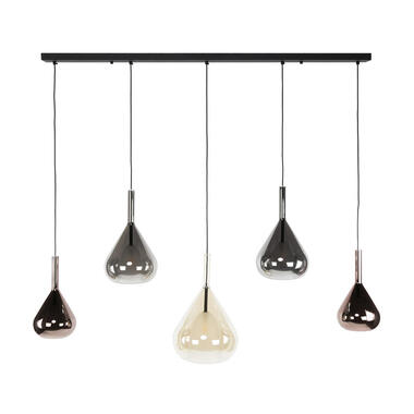 Hoyz Collection - Hanglamp Wings 5-lichts - Zwart