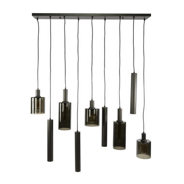 Hoyz Collection - Hanglamp Sepiora 5+4-lichts - Sienna Bruin
