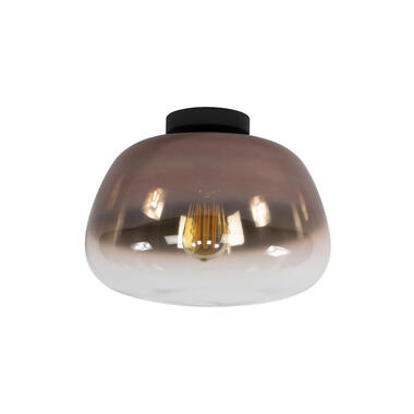 Hoyz Collection - Plafondlamp Pulse Shaded 1-lichts - Koper Glas