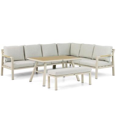 Dining Loungeset 6 personen Aluminium Taupe Lifestyle Garden Furniture Campa